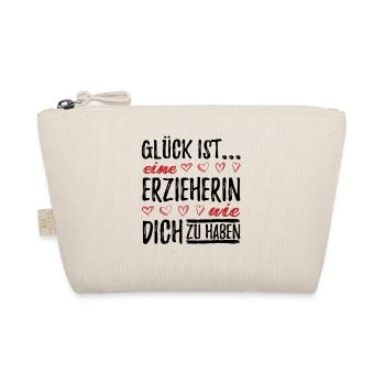 Erzieherin Geschenk - Bio-Täschchen - Natur - Vorne