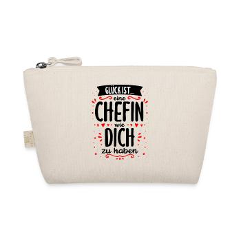 Geschenk für Chefin - Bio-Täschchen - Natur - Vorne