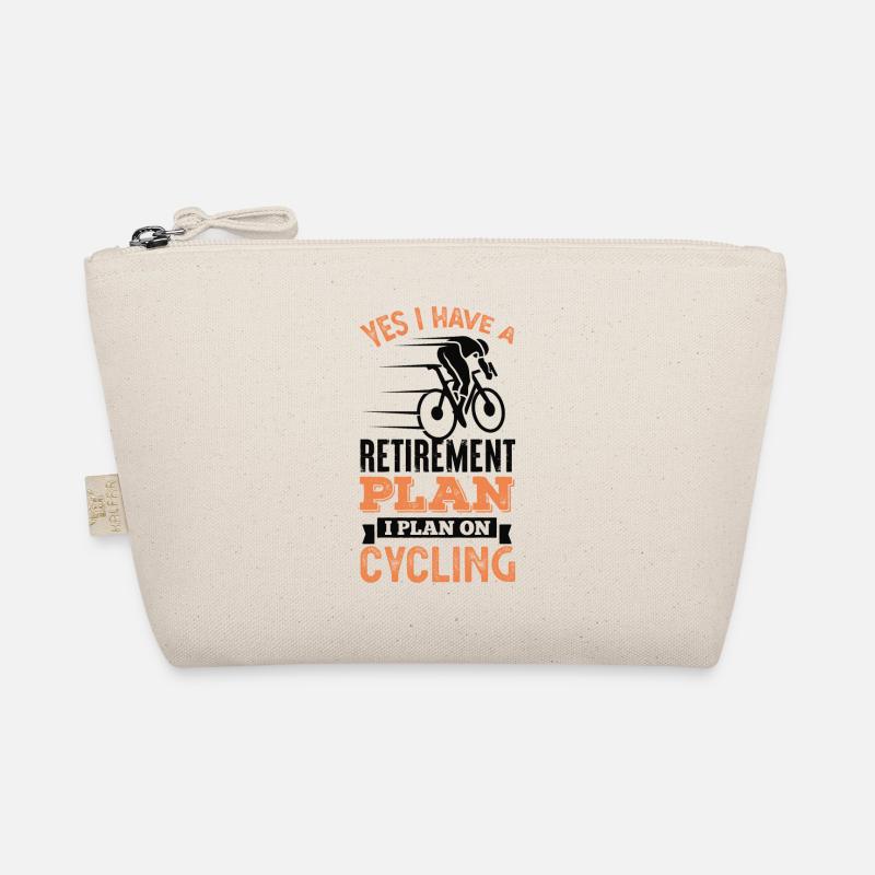 Retirement Plan Cycling Cyclist Gift Dad Organic Pouch