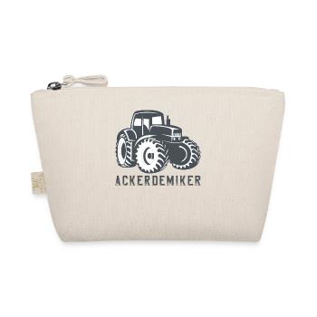 Landwirt Acker Bauer Trecker Traktor Farmer - Bio-Täschchen - Natur - Vorne