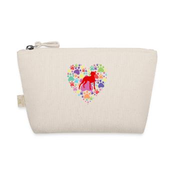 Pointeur allemand aux poils courts Saint-Valentin empreinte de patte - Trousse biologique - nature - Devant