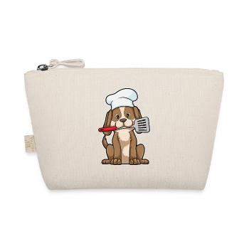 Hund Koch Pfannenwender Kochen - Bio-Täschchen - Natur - Vorne