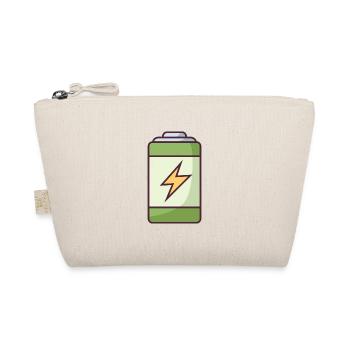 Batterie voller Energie. - Bio-Täschchen - Natur - Vorne