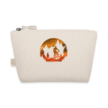 MTB cyclist gift - Organic Pouch - nature - Front