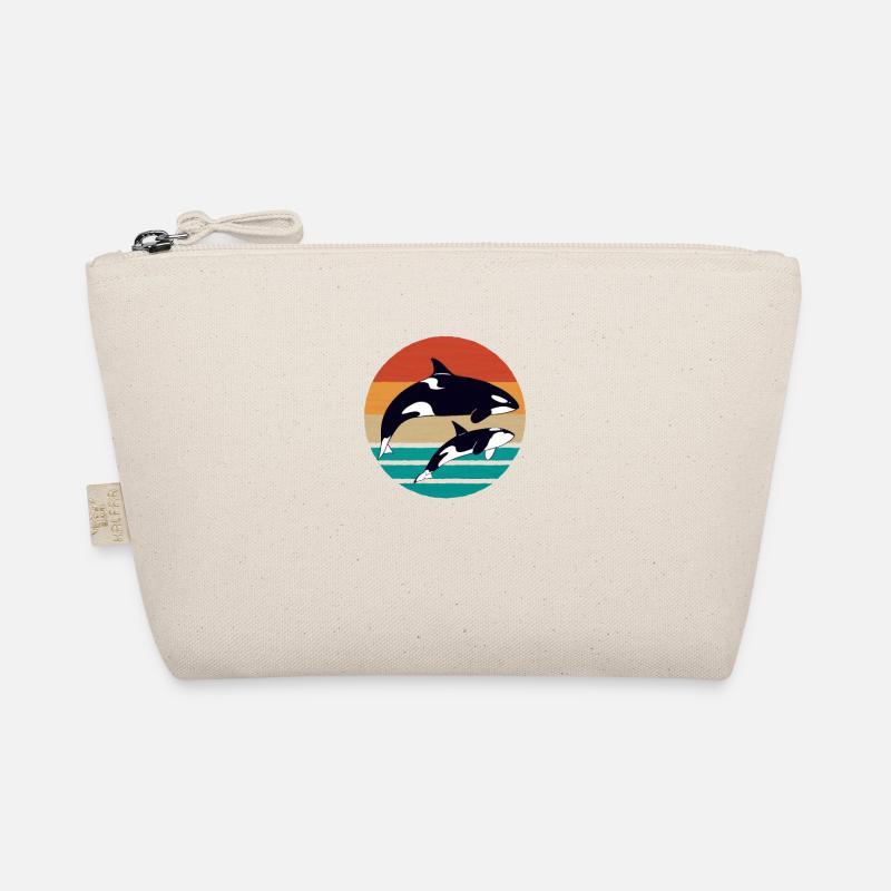 Cute orca design Organic Pouch