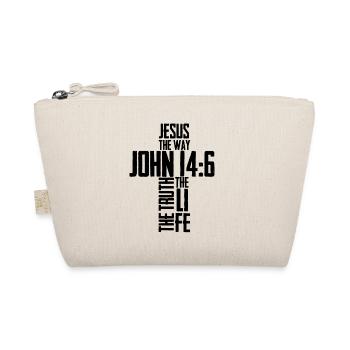 Christian bible verse religion cross - Organic Pouch - nature - Front