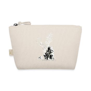 Japan Asia Bamboo Sun Kanji simple nature - Organic Pouch - nature - Front