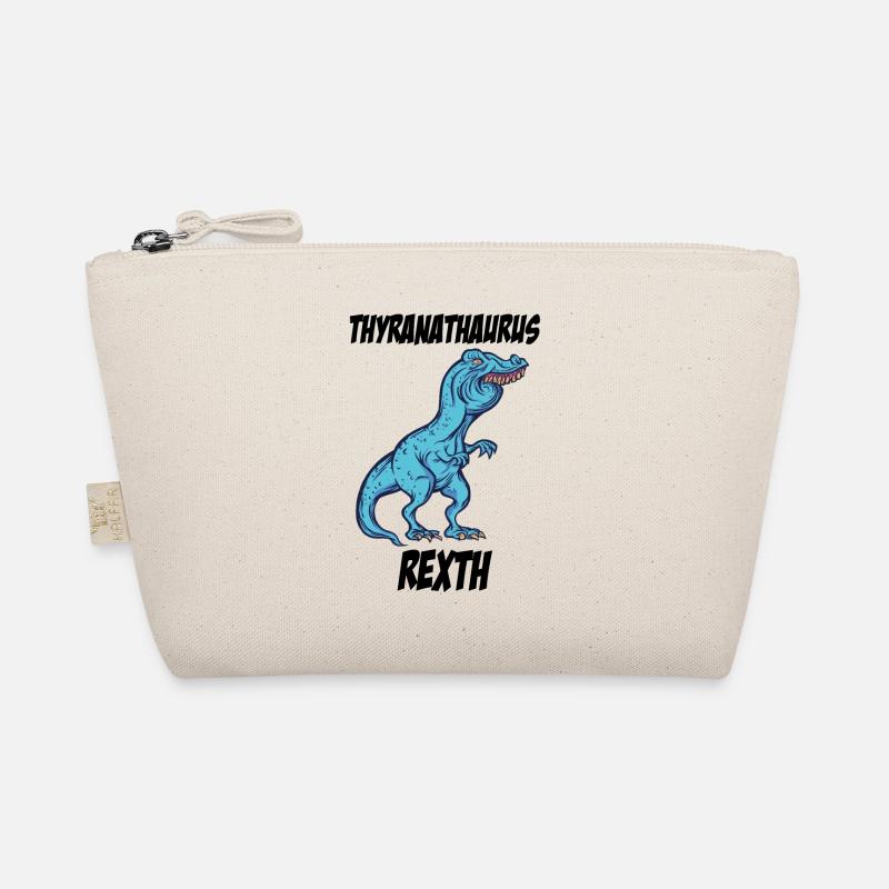 TRex overbite funny meme TRex Tshirt gift - Organic Pouch - nature