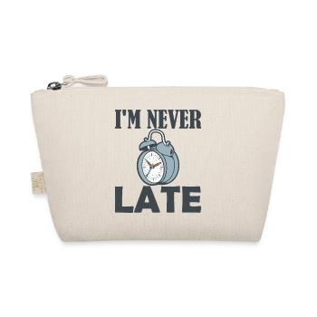 Im never late Wecker - Bio-Täschchen - Natur - Vorne