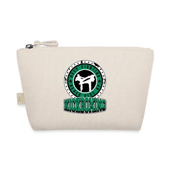 Kickboxing Kick Boxing Vintage Gift Idea - Organic Pouch - nature - Front
