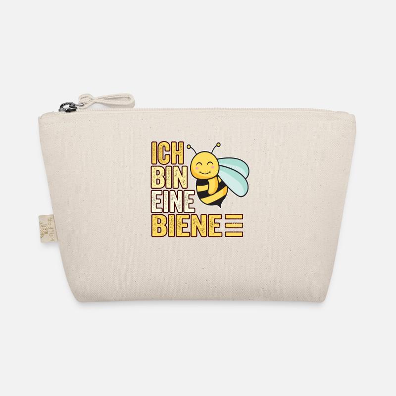 Ich bin eine Biene I Bienenkostüm - Bio-Täschchen - Natur