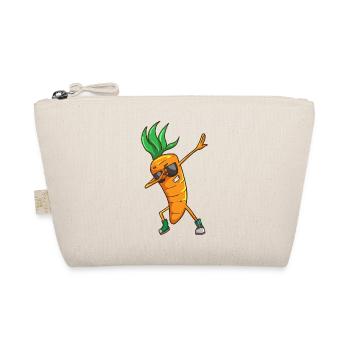 Funny carrot carrot - Organic Pouch - nature - Front