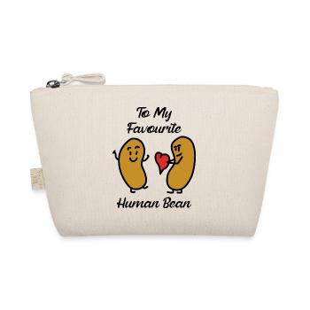 Human Bean - Bio-Täschchen - Natur - Vorne