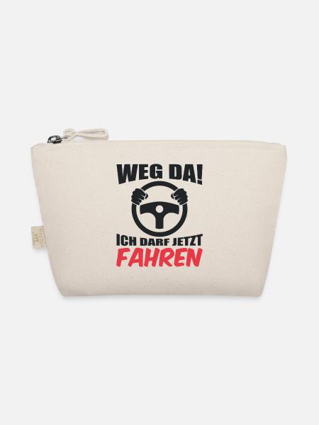 Führerschein weg da ich darf jetzt Auto fahren - Bio-Täschchen - Natur