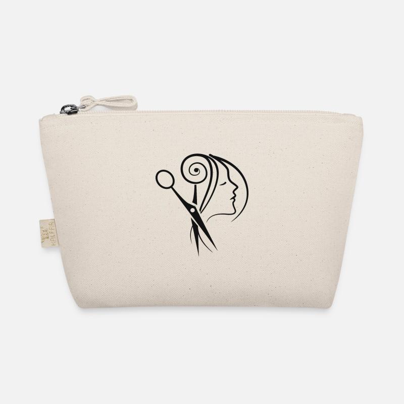 Coiffeuse salon de coiffure Beauty Studio Logo Trousse biologique