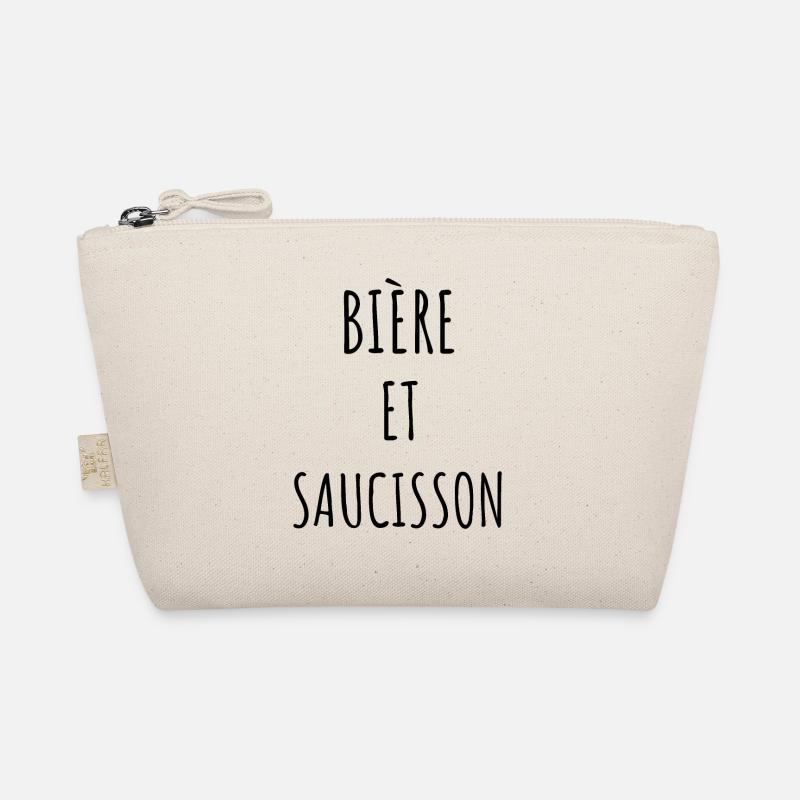 BIÈRE ET SAUCISSON idée cadeau humour Trousse biologique