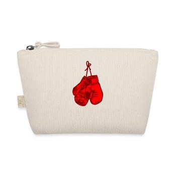 Boxen Boxer Handschuhe Boxsport Geschenk - Bio-Täschchen - Natur - Vorne