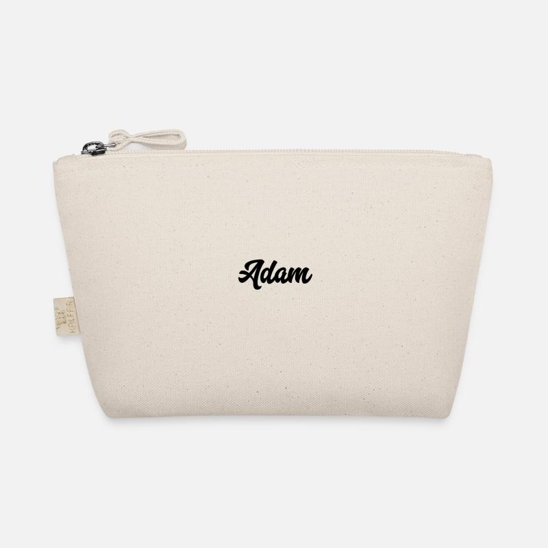 Adam Custom Text Birthday Name Organic Pouch