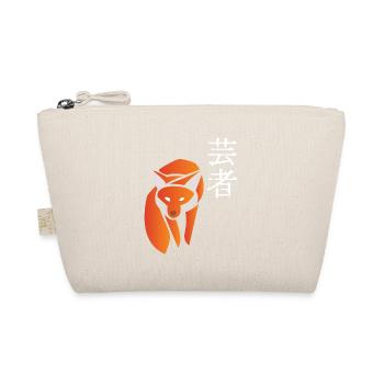Fox Japan Asia Bamboo Sun Kanji Nature Geisha - Organic Pouch - nature - Front