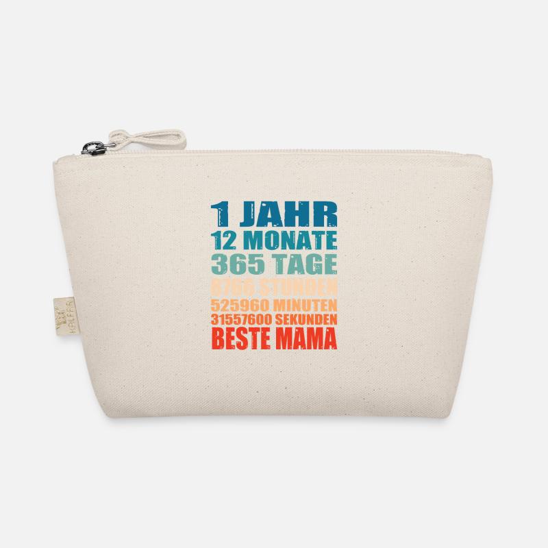 1 Jahre Beste Mama Spruch Muttertag Geschenk Bio-Täschchen