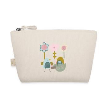 Easter Chick Spring Spring Flowers Nature Spring - Organic Pouch - nature - Front
