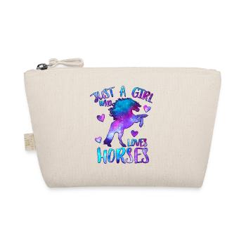 Just a girl who loves horses - Trousse biologique - nature - Devant