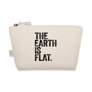 Flat Earth Society Flat Earth Map Model Globe - Organic Pouch - nature - Front