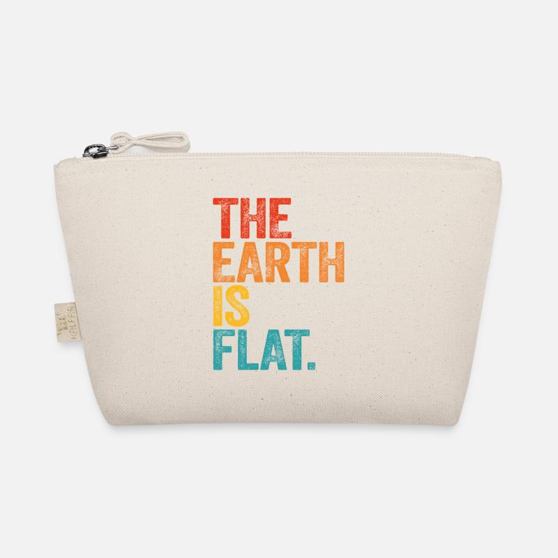 Flat Earth Society Flat Earth Map Model Globe Organic Pouch