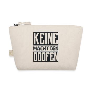 Keine Macht den doofen Liebe Frieden Freiheit - Bio-Täschchen - Natur - Vorne