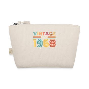 Vintage 1968 68 Anniversaire Rétro Millésime cadeau - Trousse biologique - nature - Devant