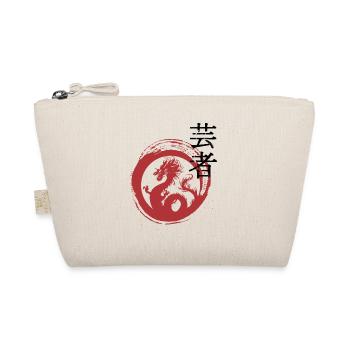 Anneau du Dragon Rouge Motif Zen - Trousse biologique - nature - Devant