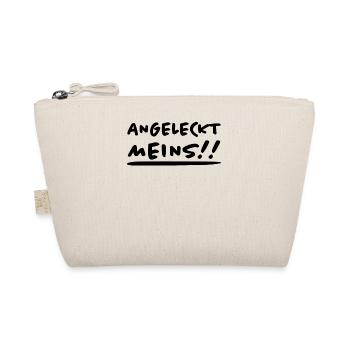 Angeleckt Meins Lustiger Spruch Frech Eis Geschenk - Bio-Täschchen - Natur - Vorne