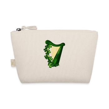 Irische Harfe lustige St. Patricks Day Geschenke für Harfe p - Bio-Täschchen - Natur - Vorne