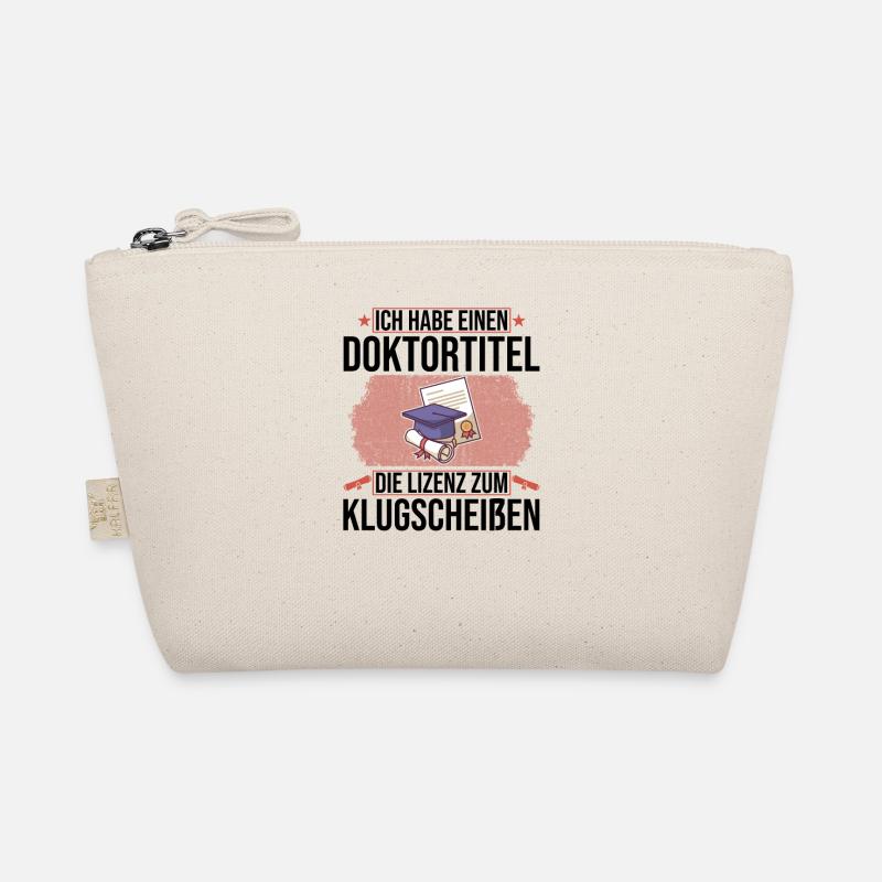 Doktoren Doktortitel Doktorand Promotion Geschenk - Bio-Täschchen - Natur