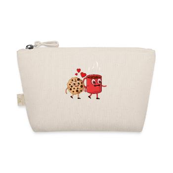 Cookie and Coffee Love - Organic Pouch - nature - Front