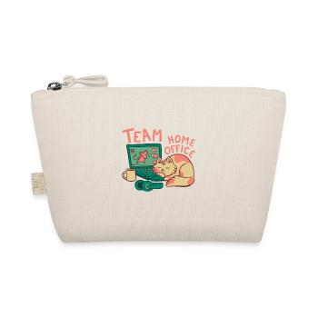 Team HomeOffice Cat Work Job Office - Organic Pouch - nature - Front