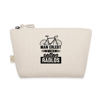 Man Experiences Me Rare Radlos Cyclist - Organic Pouch - nature - Front