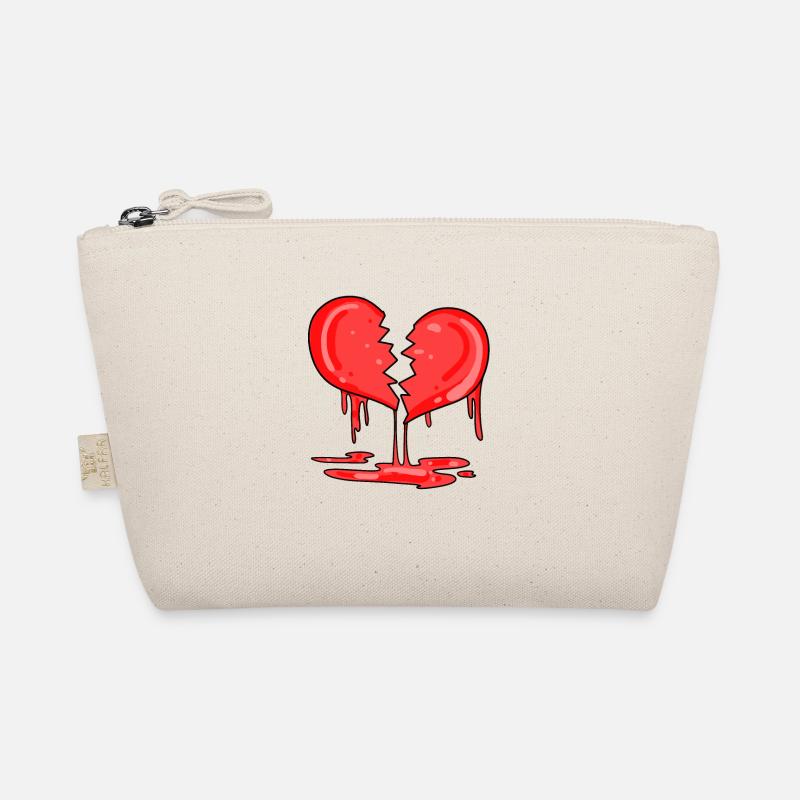 Cœur brisé - Trousse biologique - nature