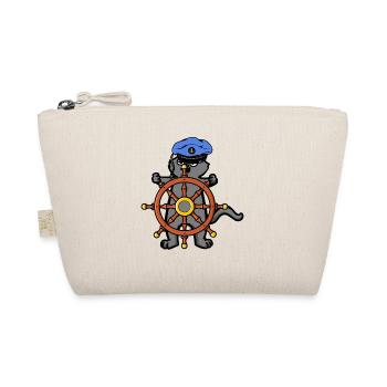 Steering Wheel Nautical Coast Ship Travel - Organic Pouch - nature - Front
