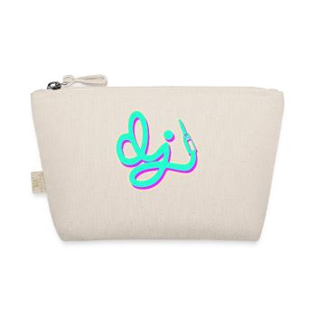 DJ Music Disk Jockey - Organic Pouch - nature - Front