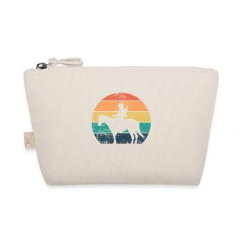 Native Americans on a horse - Organic Pouch - nature - Front