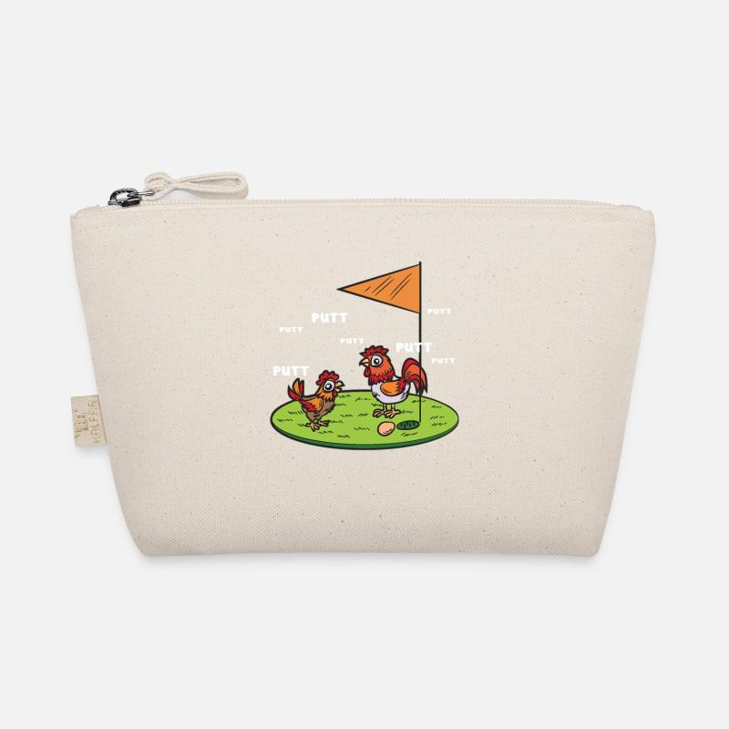Golf Minigolf Putt Putt Chicken Humor Organic Pouch