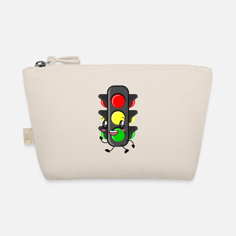 Traffic light driver's license Organic Pouch