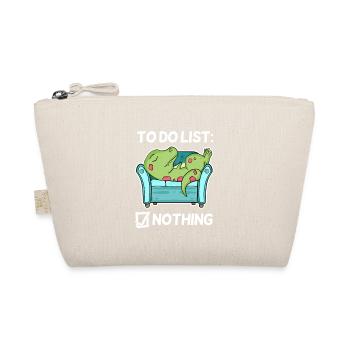 To do list Nothing Dinosaur - Organic Pouch - nature - Front