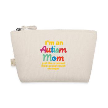 Autism Mom God Gift Autistic Awareness Fami - Organic Pouch - nature - Front