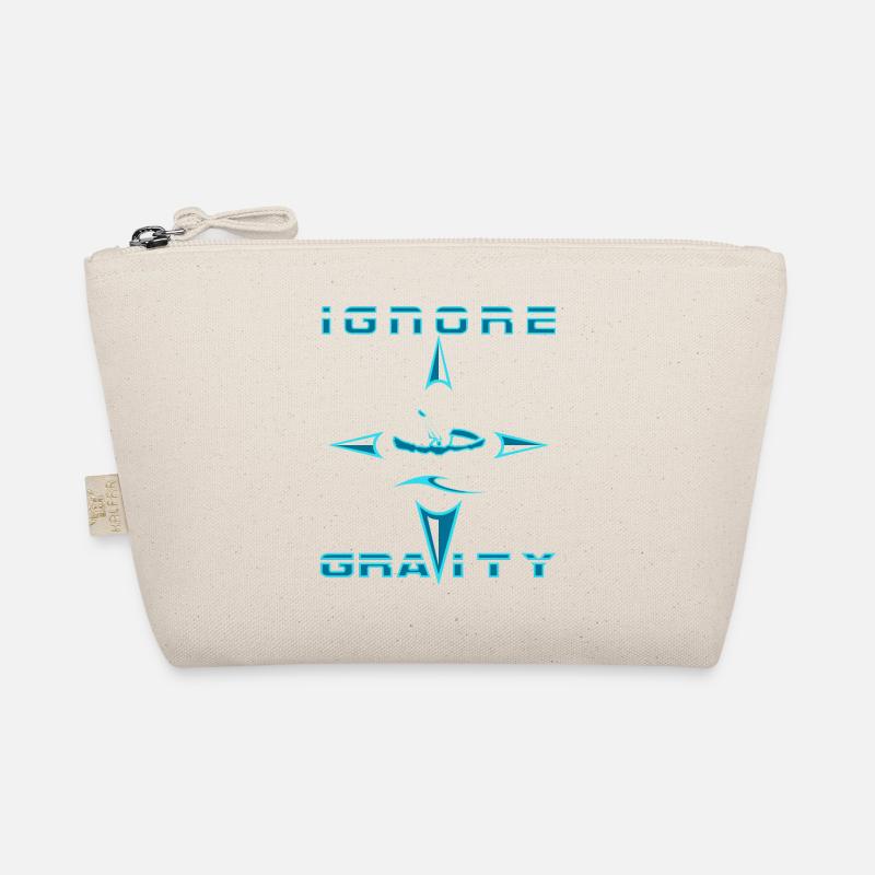 ignore gravity kiten Organic Pouch