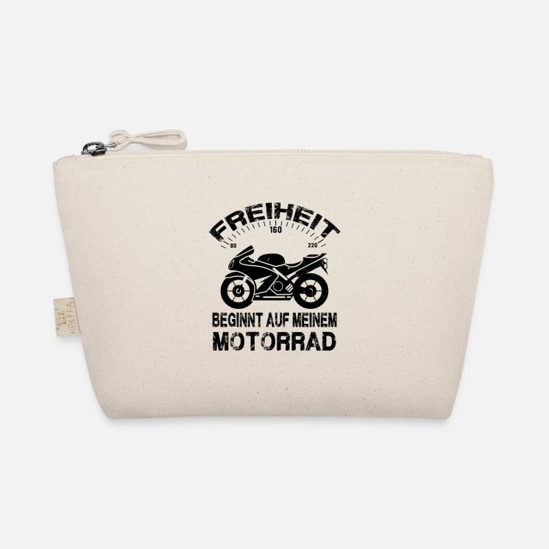 Motorrad Spruch Bio-Täschchen