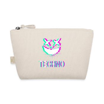 Techno Rave Festival Synth Party Emma Glitch - Organic Pouch - nature - Front