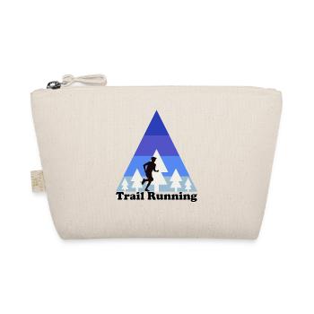 Trail running mountain running Ultra Runner Shirt - Organic Pouch - nature - Front