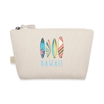Hawaii Surfing Paradise Surfboards - Organic Pouch - nature - Front